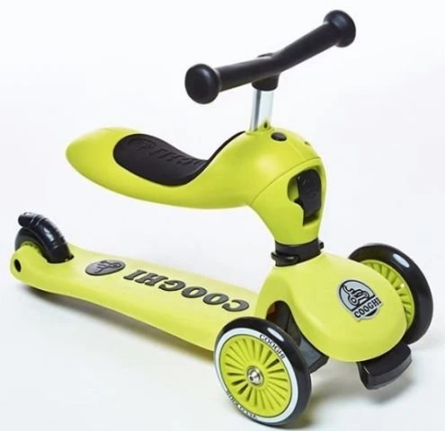 2-in-1 Kids 3 Wheel Height Adjustable Scooter Ride On Toys from 1-5 Years and Up