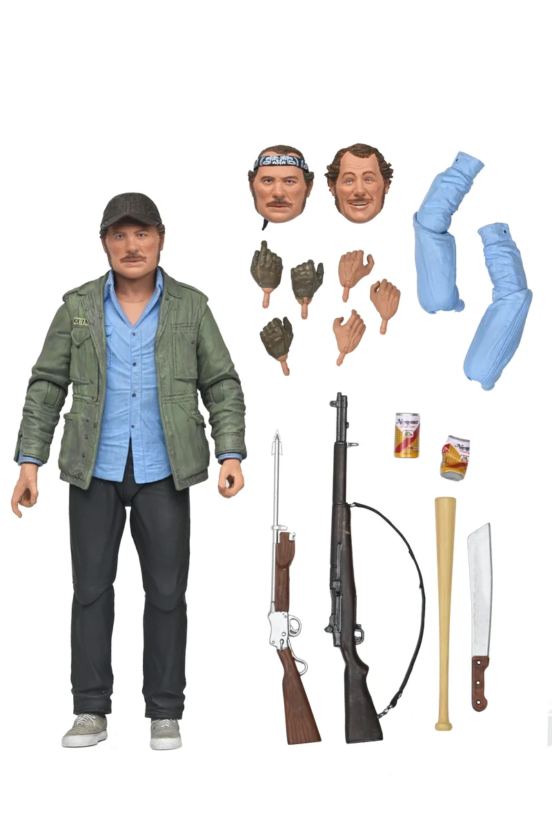 NECA Figura de Accion Ultimate: Jaws 50 Aniversario - Sam Quint 7 Pulgadas