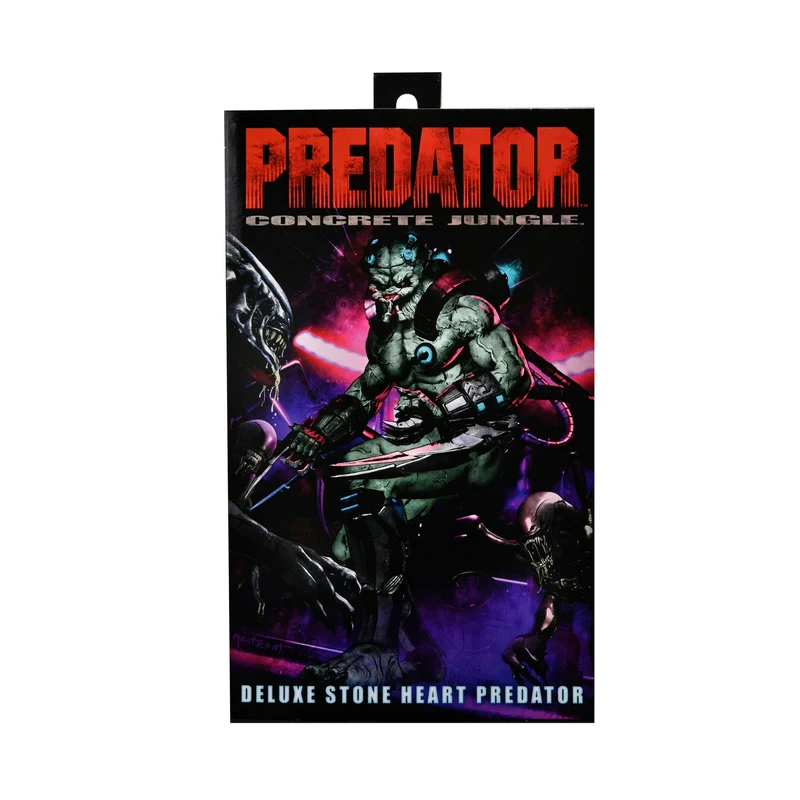 NECA Figura de Accion Ultimate: Depredador Concrete Jungle - Depredador Stone Heart Deluxe 10 Pulgadas