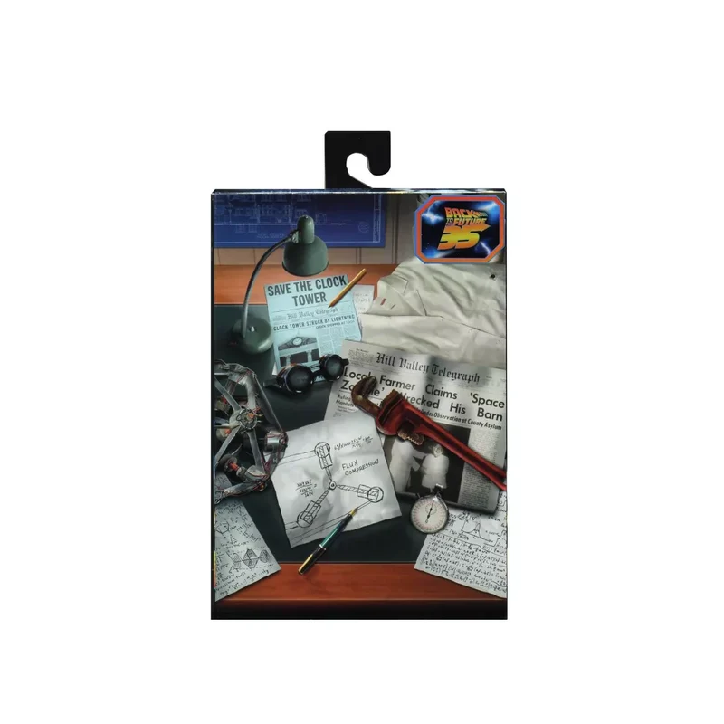NECA Figura de Accion Ultimate: Volver Al Futuro - Doc Brown 7 Pulgadas