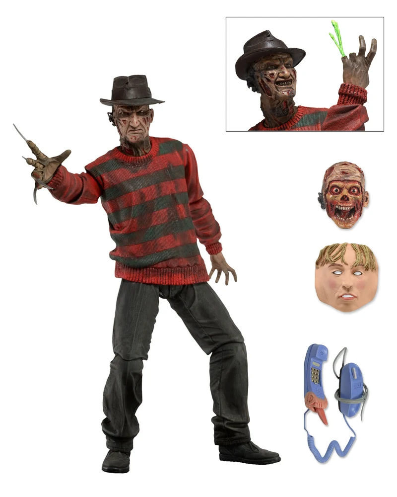NECA Figura de Accion Ultimate: Pesadilla En La Calle Del Infierno 30 Aniversario - Freddy 7 Pulgadas