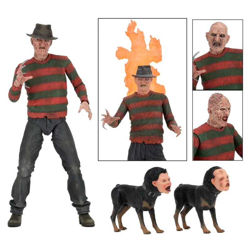 NECA Figura de Accion Ultimate: Pesadilla En La Calle Del Infierno 2 - Freddy Krueger 7 Pulgadas