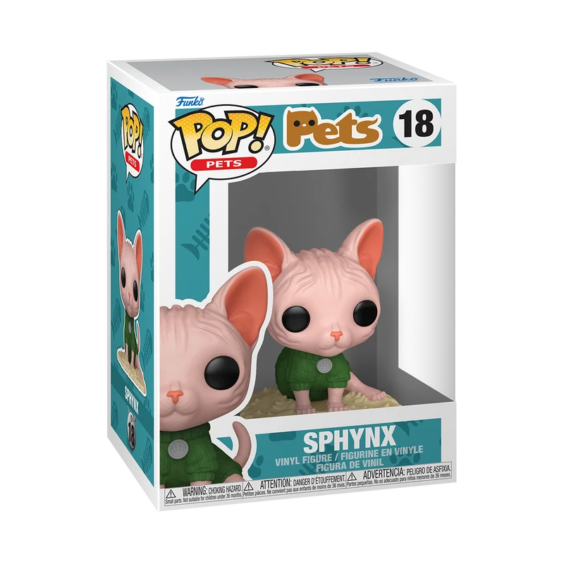 Funko Pop Pets: Mascotas - Gato Sphinx