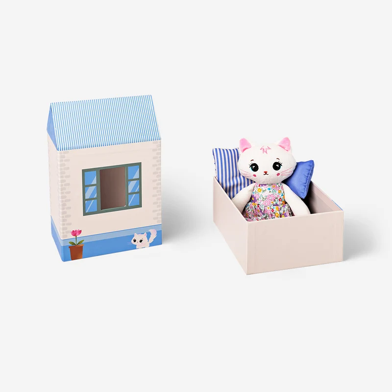Plush toy - House with cat