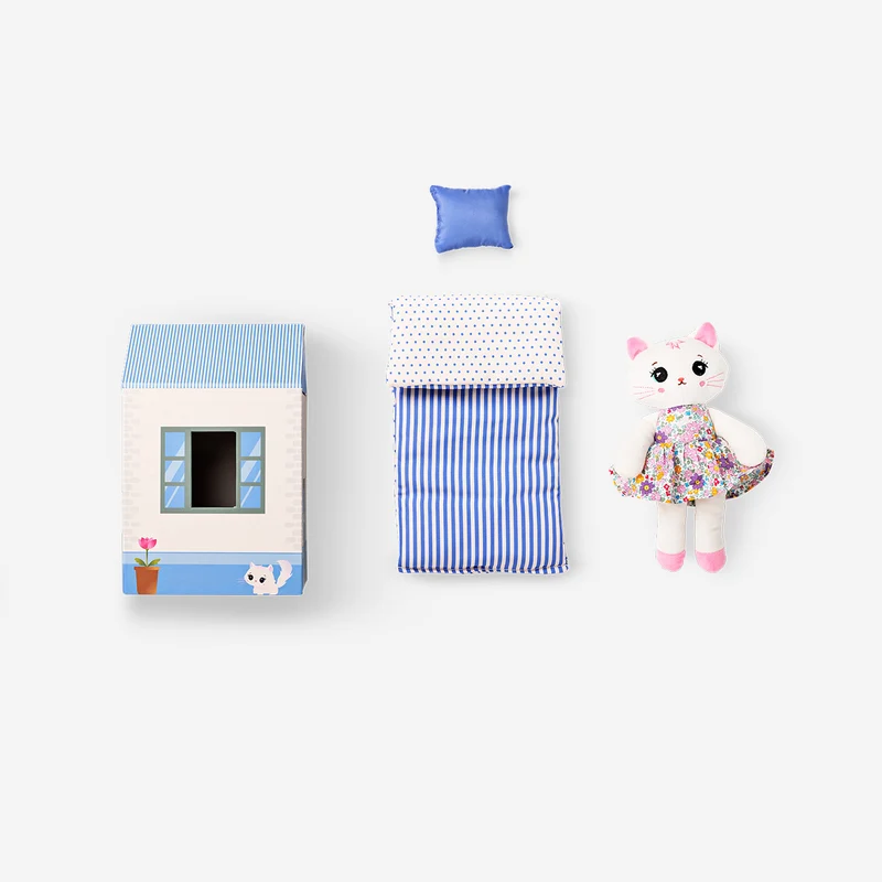 Plush toy - House with cat