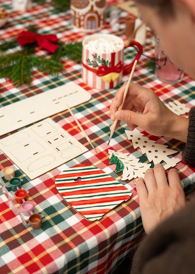DIY elf door with paint