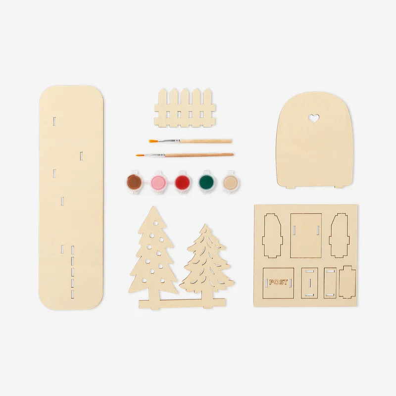 DIY elf door with paint