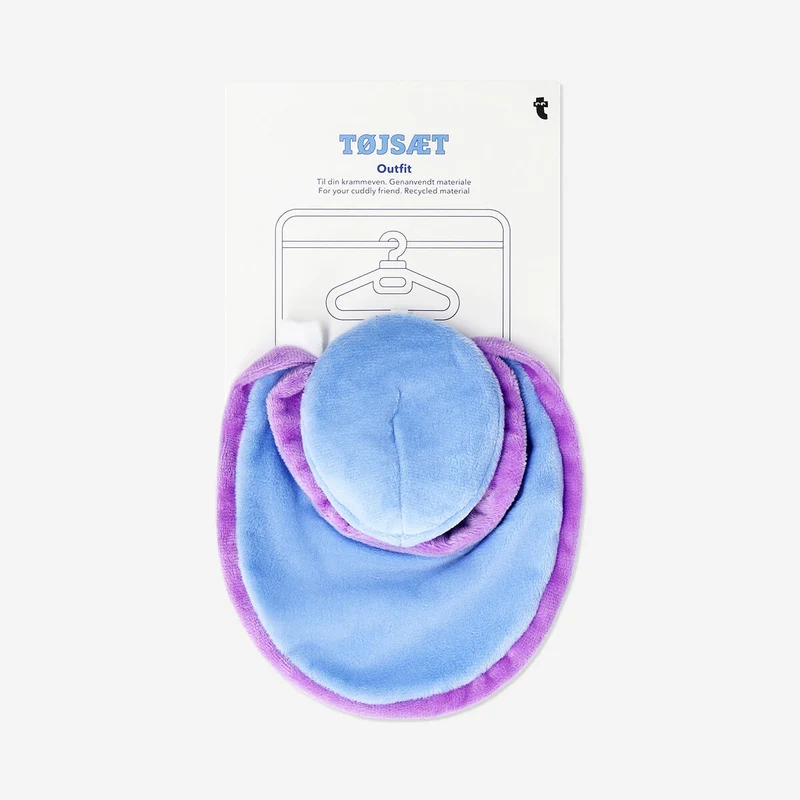 Blue outfit for plush toy
