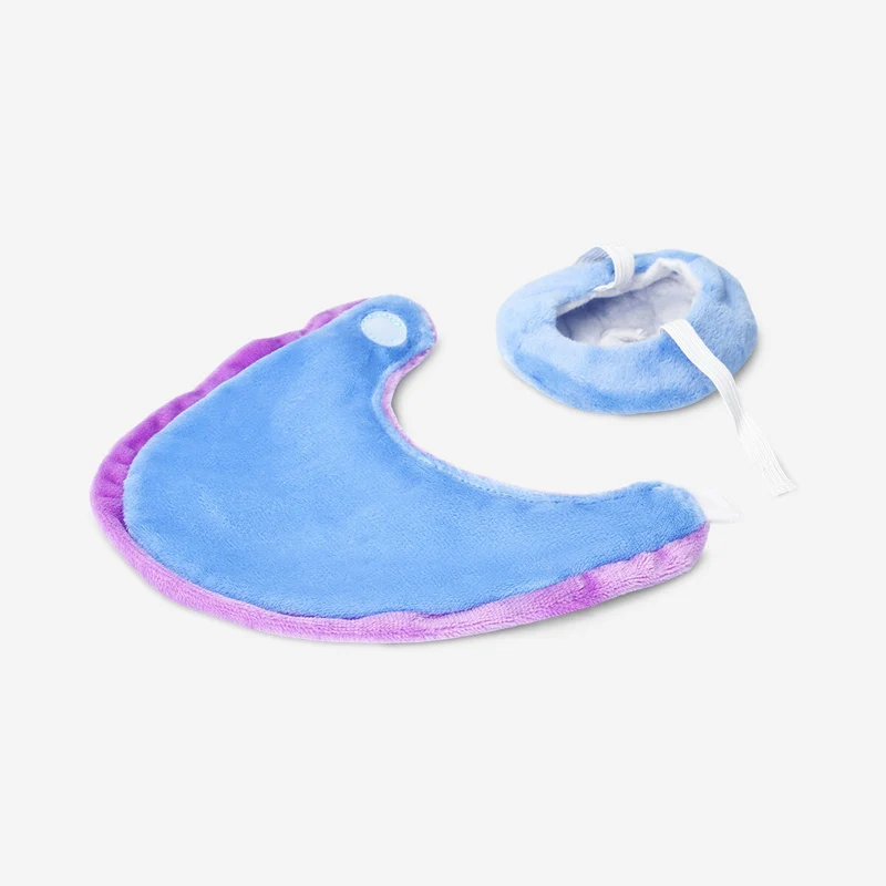 Blue outfit for plush toy
