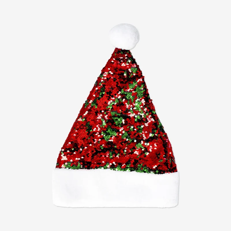 Elf hat with sequins - For adults