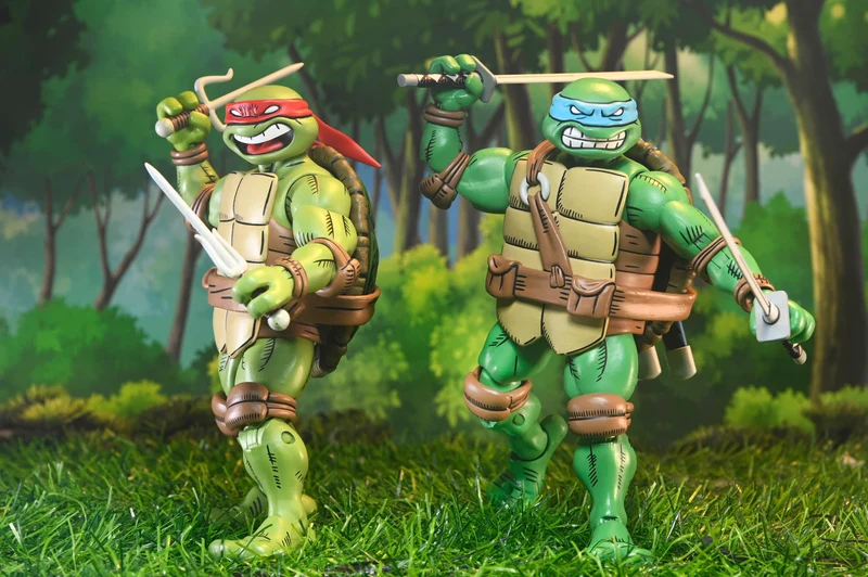 NECA Figura de Accion Ultimate: TMNT x Usagi Yojimbo - Leonardo 7 Pulgadas