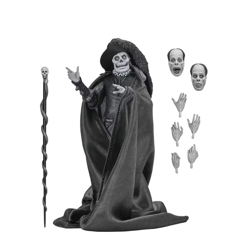 NECA Figura de Accion Ultimate: Phantom of the Opera 1925 - Fantasma de la Opera Blanco y negro 7 pulgadas