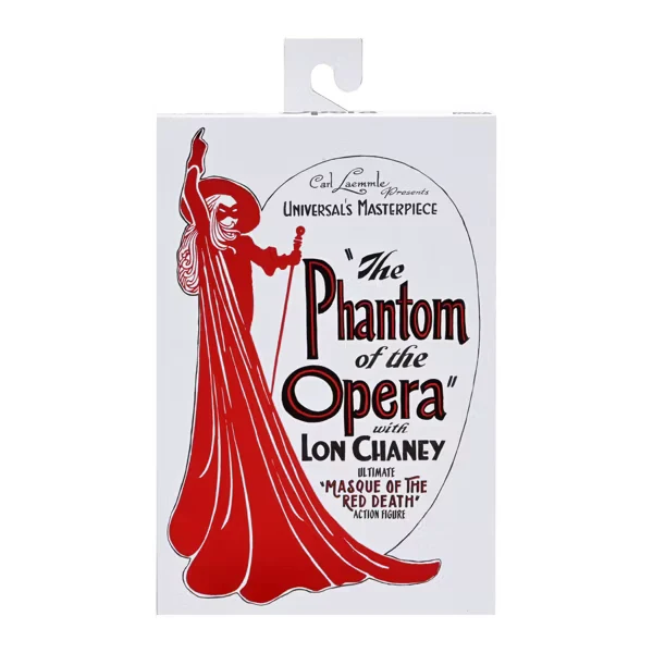 NECA Figura de Accion Ultimate: Phantom of the Opera 1925 - Fantasma de la Opera Blanco y negro 7 pulgadas