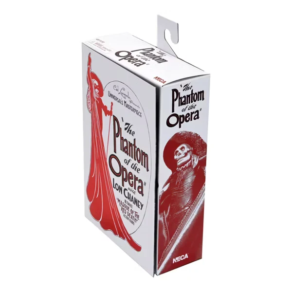 NECA Figura de Accion Ultimate: Phantom of the Opera 1925 - Fantasma de la Opera Blanco y negro 7 pulgadas