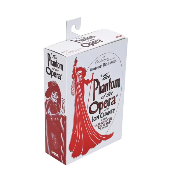 NECA Figura de Accion Ultimate: Phantom of the Opera 1925 - Fantasma de la Opera Blanco y negro 7 pulgadas