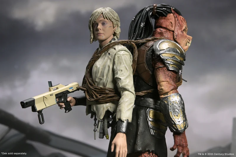 NECA Figura de Accion Ultimate: Depredador Tierras Salvajes - Thia y Bud 7 Pulgadas