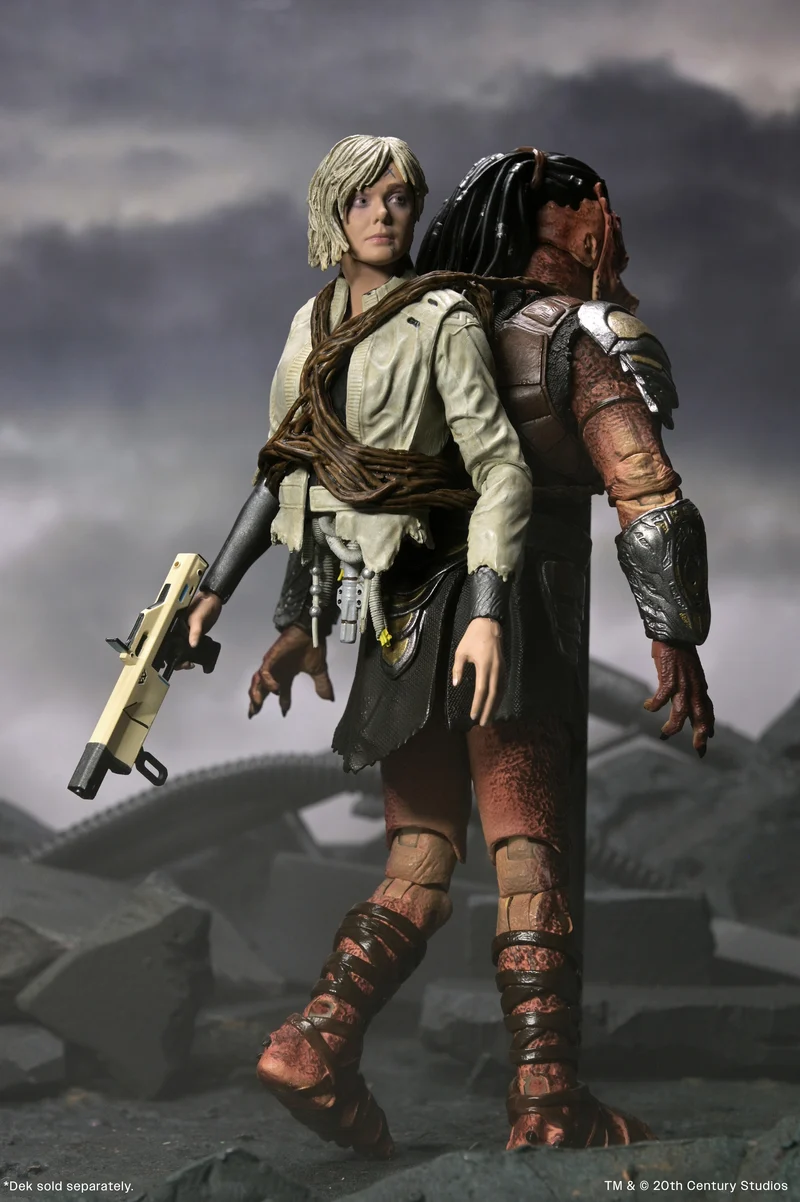 NECA Figura de Accion Ultimate: Depredador Tierras Salvajes - Thia y Bud 7 Pulgadas