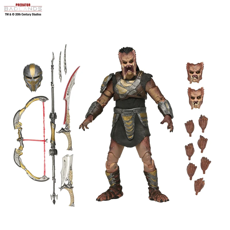 NECA Figura de Accion Ultimate: Depredador Tierras Salvajes - Dek Armadura de Entrenamiento 7 Pulgadas