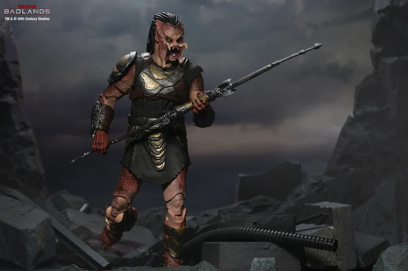 NECA Figura de Accion Ultimate: Depredador Tierras Salvajes - Dek Armadura de Entrenamiento 7 Pulgadas