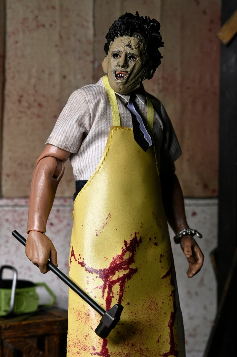 NECA Figura de Accion Vestida: La masacre de Texas - Leatherface 8 Pulgadas