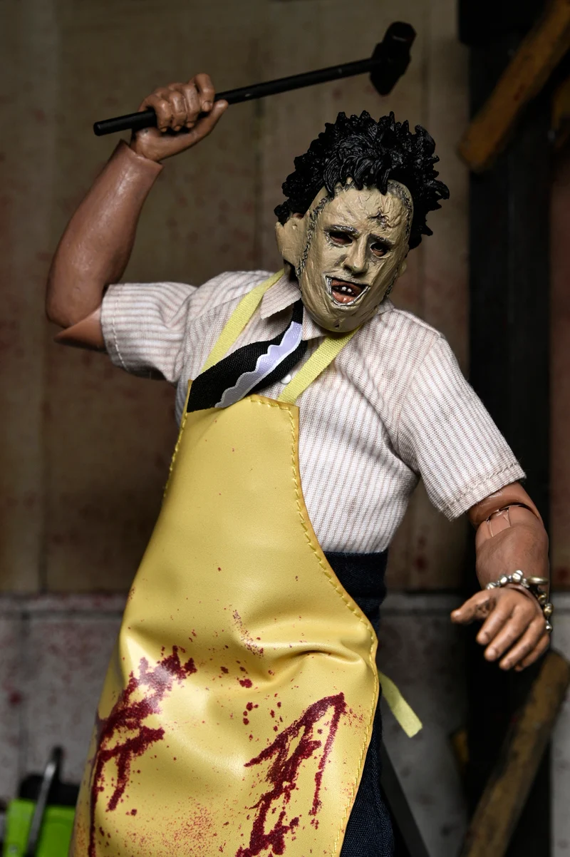 NECA Figura de Accion Vestida: La masacre de Texas - Leatherface 8 Pulgadas