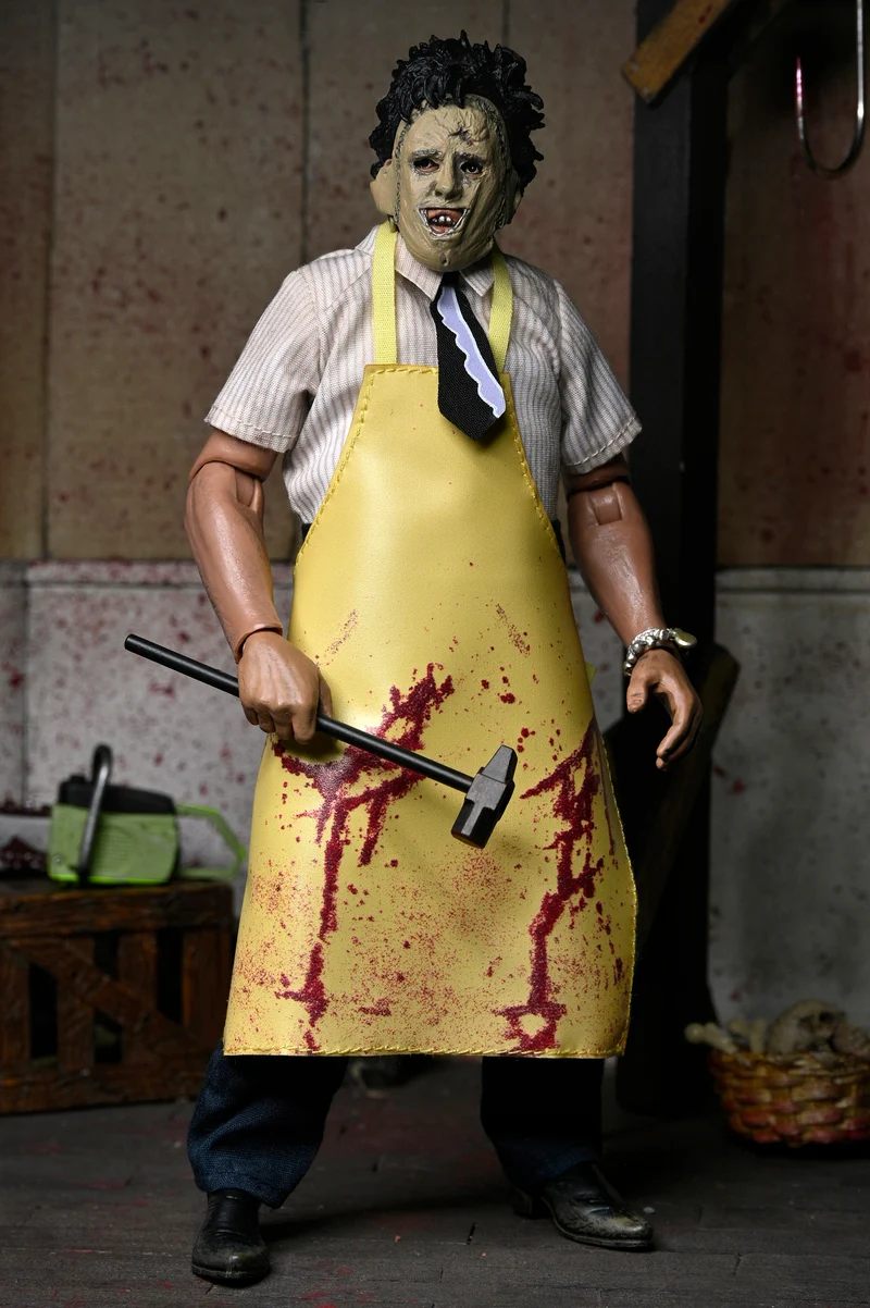 NECA Figura de Accion Vestida: La masacre de Texas - Leatherface 8 Pulgadas