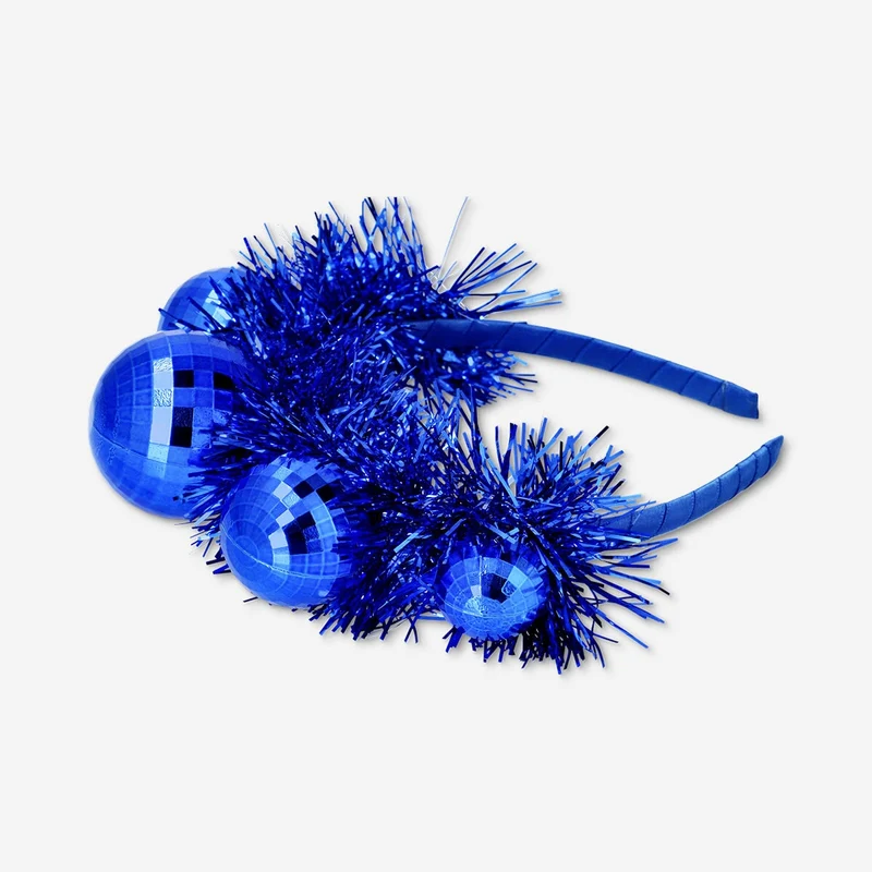 Hairband with blue disco balls