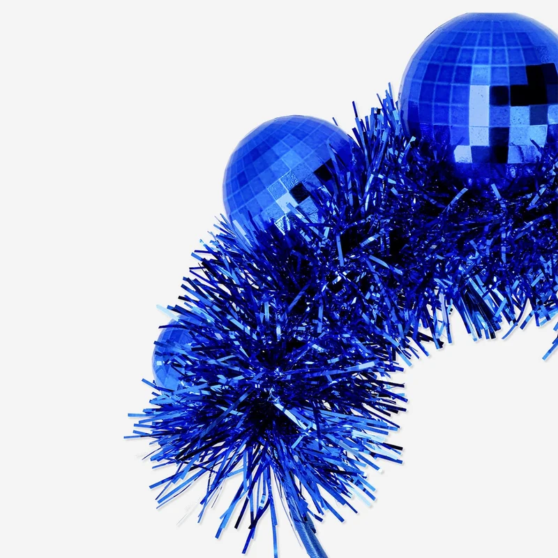 Hairband with blue disco balls