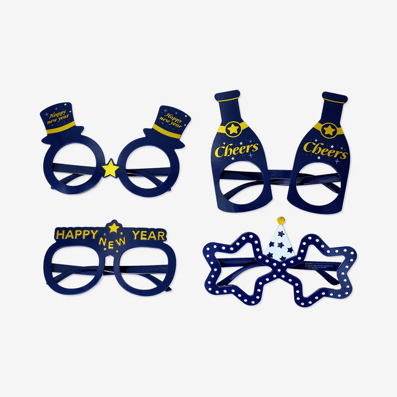 Set of party glasses - 4 pcs