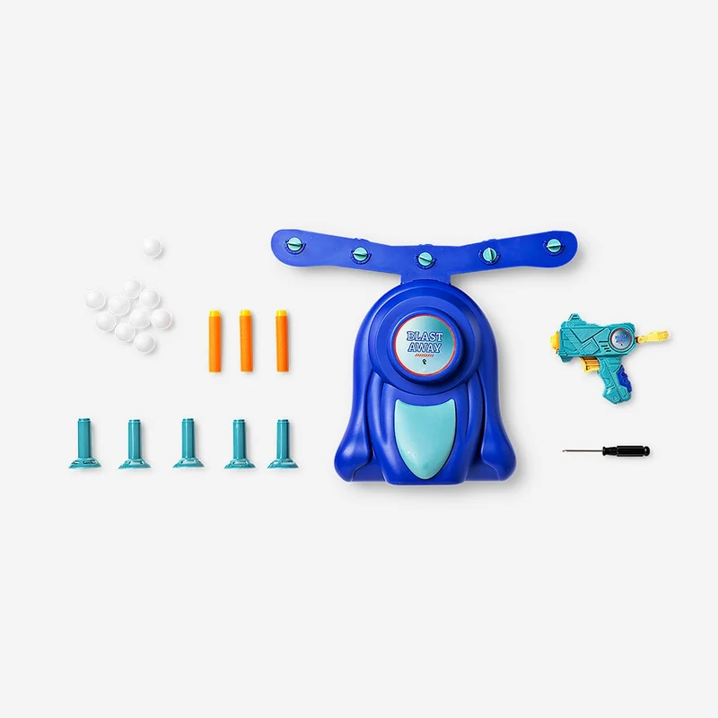 Target practice set with hovering balls