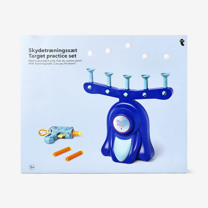 Target practice set with hovering balls