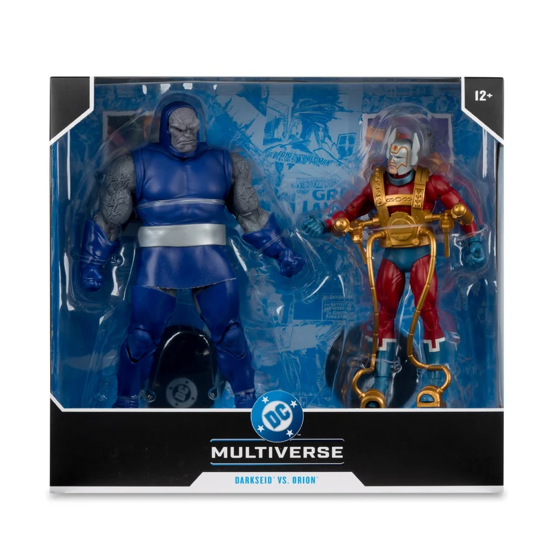 Mcfarlane Dc Multiverse: Justice League - Darkseid Vs Orion 7 Pulgadas Con Megafigura 2 Pack