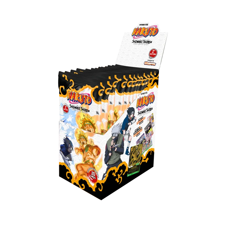Naruto Mythos TCG: Shinobi Shiren Set 2 Edicion 1 - 24 Booster Pack En Ingles