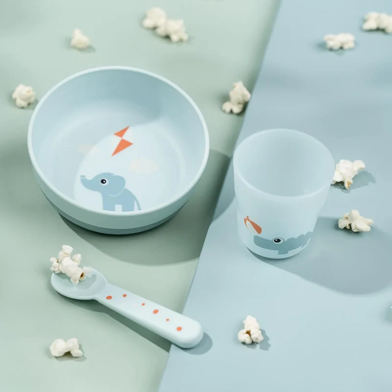 Foodie vajilla First meal Playground Azul 3 piezas · Done By Deer