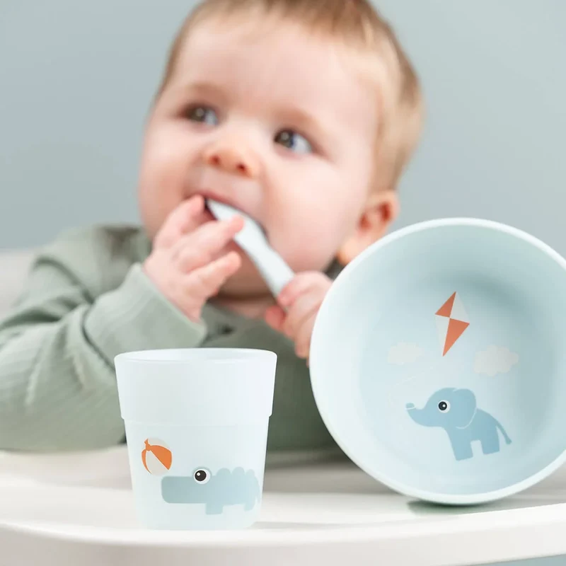 Foodie vajilla First meal Playground Azul 3 piezas · Done By Deer