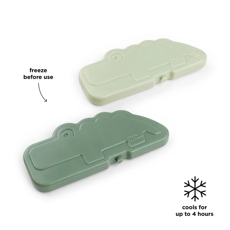 Placas de frio Croco Verde 2 uds · Done By Deer