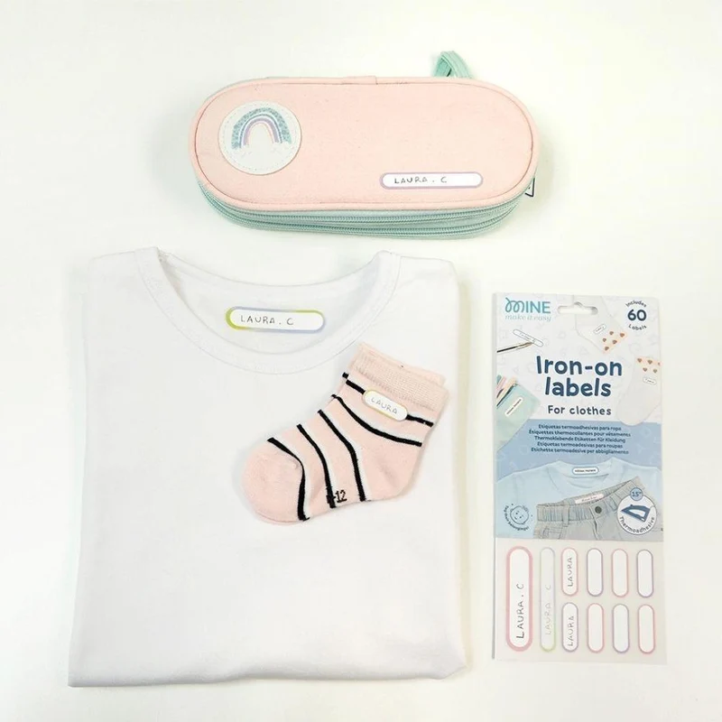 60 Etiquetas termoadhesivas para ropa · Marky