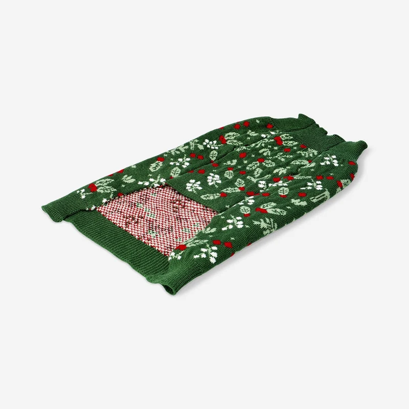 Dog sweater - Holly print