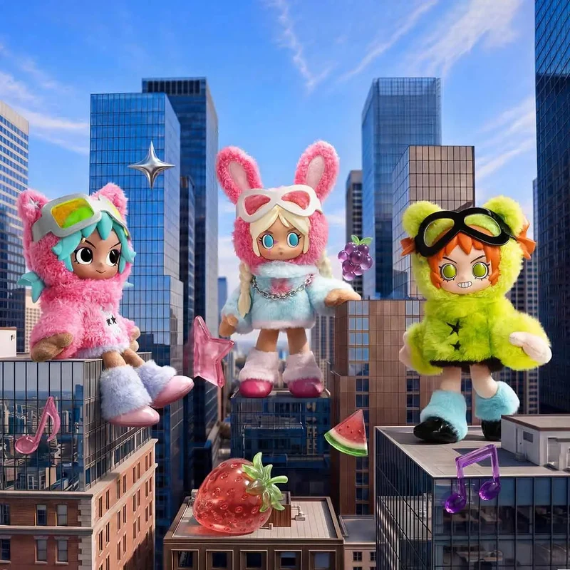 POP MART: Peach Riot Fruit Punch Series - Plush Doll Pendant - Gigi