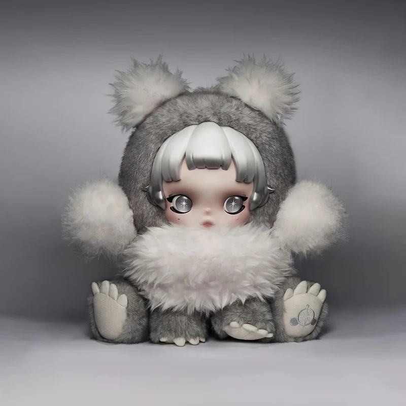 POP MART: Skullpanda - Punk Panda Plush Doll