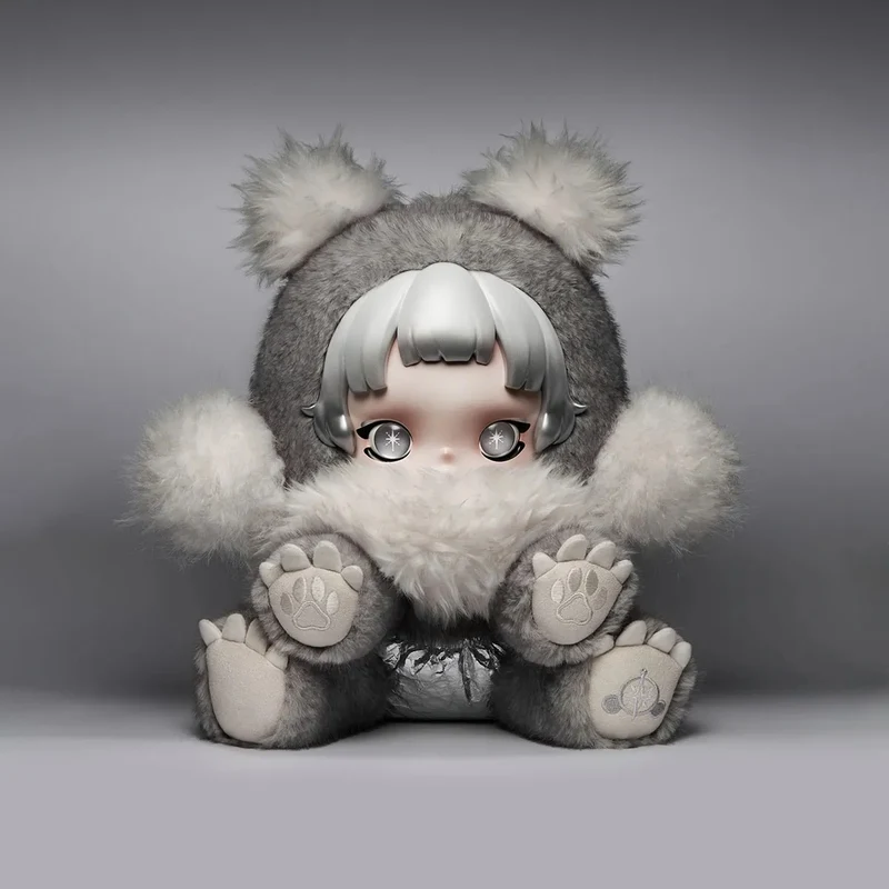 POP MART: Skullpanda - Punk Panda Plush Doll
