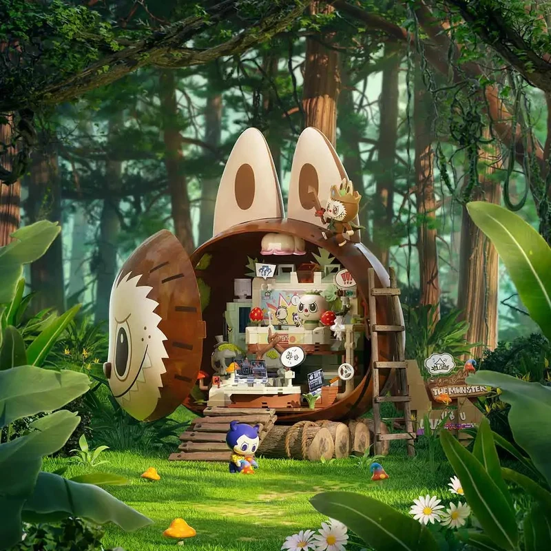 POP MART: Labubu The Monsters - Forest Secret Base Series Blocks - Playful Home
