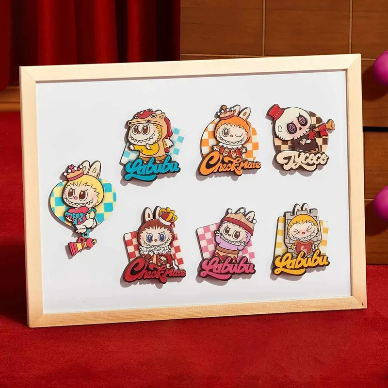 POP MART: Labubu The Monsters - Let's Checkmate Series - Fridge Magnet Blind Box