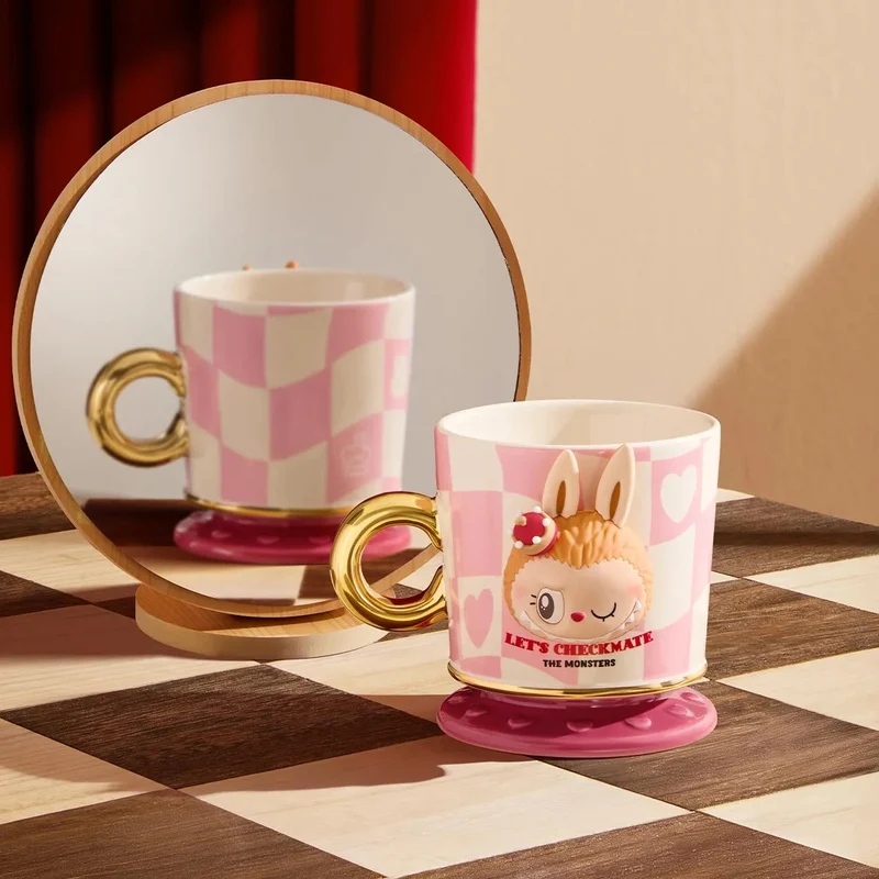 POP MART: Labubu The Monsters - Let's Checkmate Series - Mug (Pink)