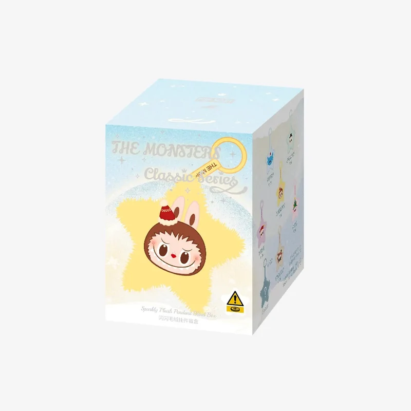 POP MART: Labubu The Monsters - Classic Series - Sparkly Plush Pendant Blind Box