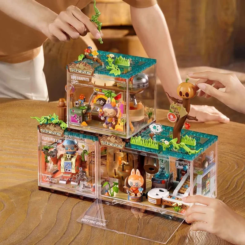 POP MART: Labubu The Monsters - Forest Secret Base Series Blocks - Rolling Gems
