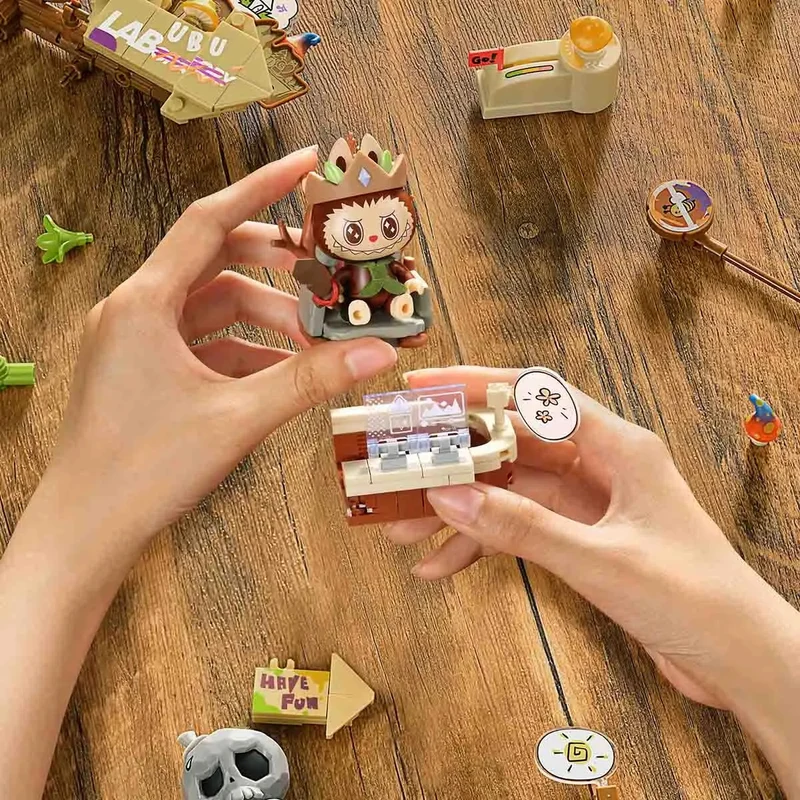 POP MART: Labubu The Monsters - Forest Secret Base Series Blocks - Rolling Gems