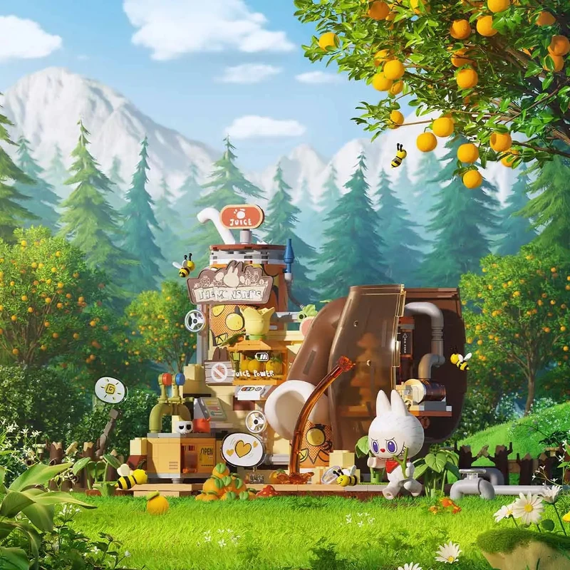 POP MART: Labubu The Monsters - Forest Secret Base Series Blocks - Rolling Gems
