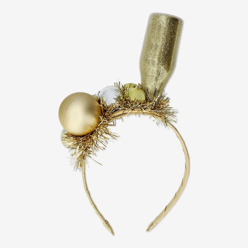 Champagne bubbles hairband for adults