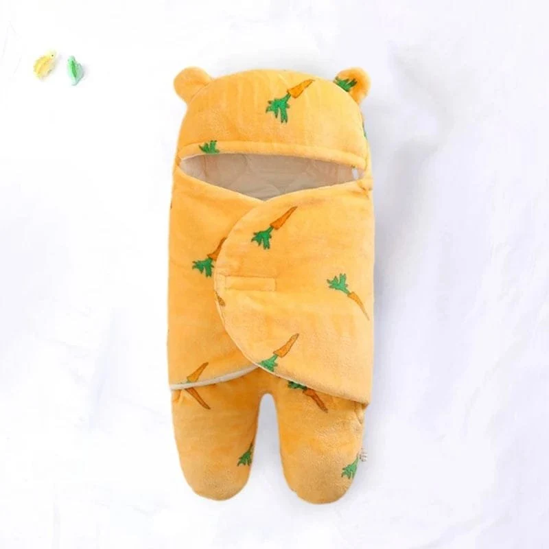 Thick Fleece Newborn Sleep Bag with Cotton Lining